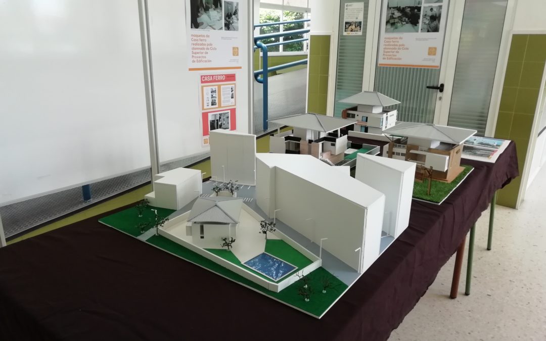 Mostra de maquetas elaboradas polo alumnado do Ciclo Superior de Proxectos de Edificación